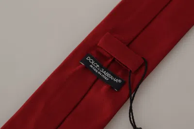 Shop Dolce & Gabbana Exclusive Silk Red Men's Tie