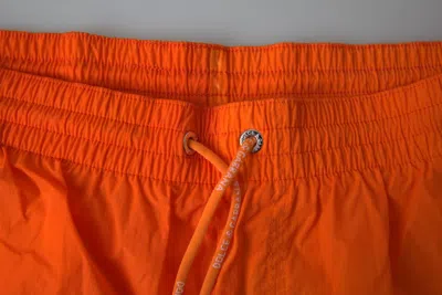 Shop Dolce & Gabbana Gradient Effect Swim Shorts In Vibrant Men's Orange