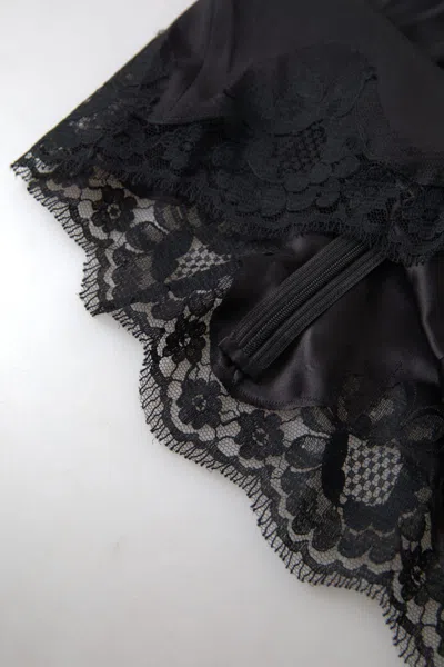 Shop Dolce & Gabbana Sultry Silk Blend Camisole Women's Top In Black