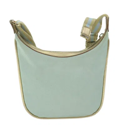 Shop Gucci Blue Canvas Shoulder Bag ()