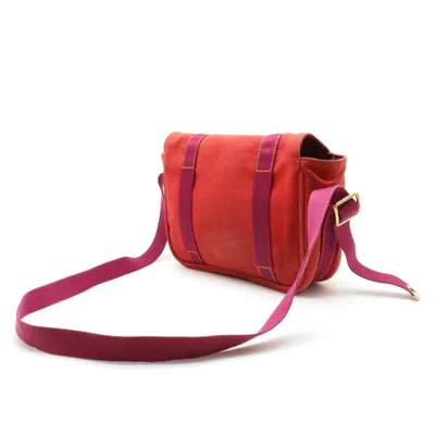 Pre-owned Louis Vuitton Antigua Red Canvas Shoulder Bag ()