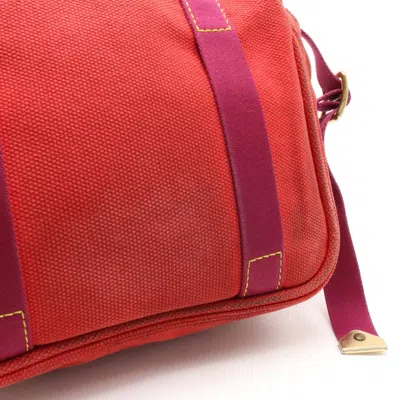 Pre-owned Louis Vuitton Antigua Red Canvas Shoulder Bag ()