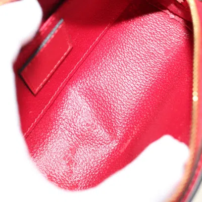 Pre-owned Louis Vuitton Dauphine Red Leather Clutch Bag ()