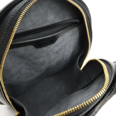 Pre-owned Louis Vuitton Mabillon Black Leather Backpack Bag ()
