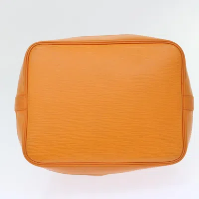 Pre-owned Louis Vuitton Noe Orange Leather Shoulder Bag ()