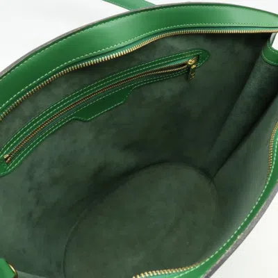 LOUIS VUITTON Pre-owned Saint Jacques Green Leather Shoulder Bag ()