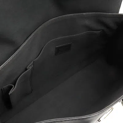Pre-owned Louis Vuitton Segur Black Leather Shoulder Bag ()