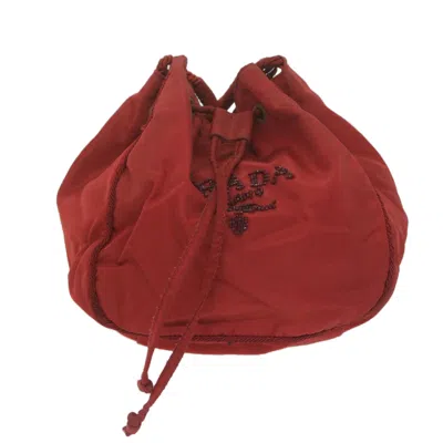Shop Prada Red Synthetic Shoulder Bag ()