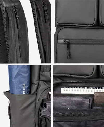 Kenneth Cole Ryder Laptop Backpack In Black