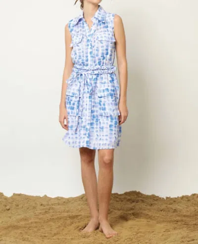 Shop Kleid Colette Mini Dress In Blue Tiles In Multi
