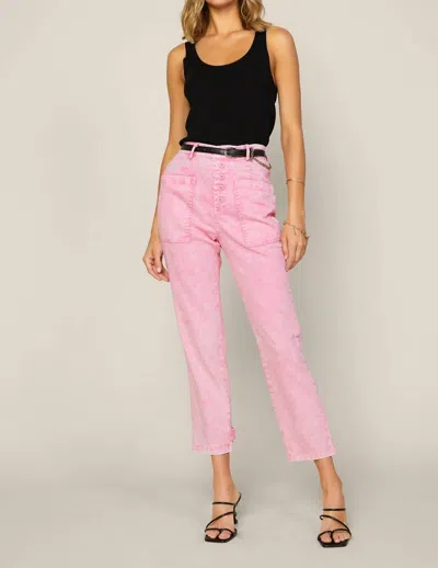 Shop Skies Are Blue Utility Pants In Pink