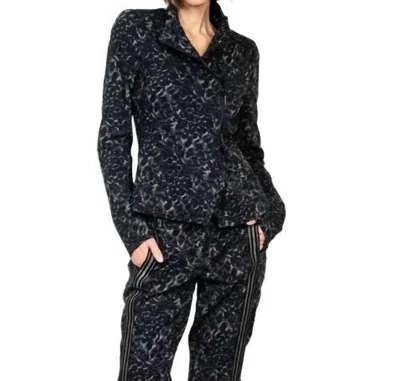 Beate Heymann Military Jacket In Black/green In Multi