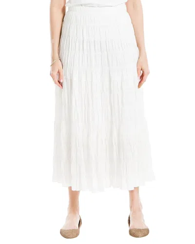 Shop Max Studio Texture Maxi Skirt In White
