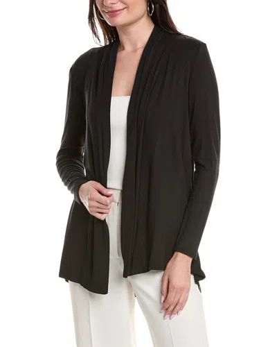 Shop Vince Camuto Open Front Cardigan In Black