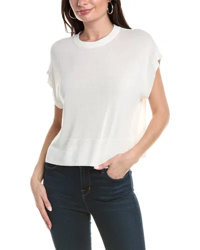 Shop Vince Camuto Dropped-shoulder Top In White