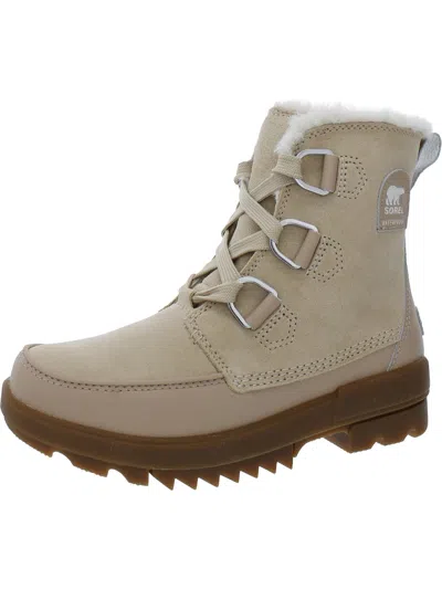 Shop Sorel Tivoli Iv Womens Suede Waterproof Winter Boots In Multi