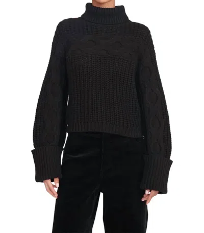 Shop Staud Vernacular Sweater In Black