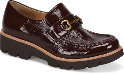 Comfortiva Prewitt Loafer In Burgundy In White