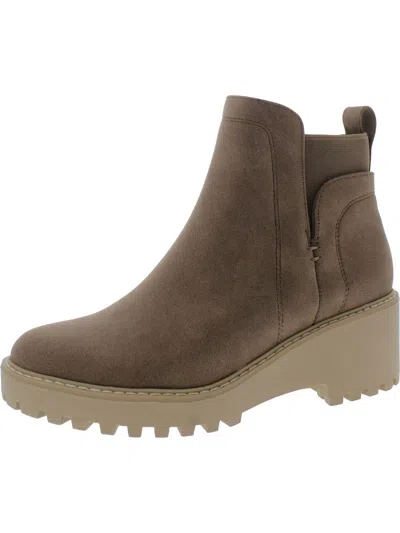 Shop Dolce Vita Rielle Womens Stretch Ankle Ankle Boots In Grey