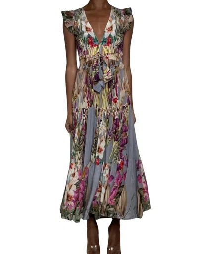 Shop Carolina K Mila Dress In Fresh Flowers In Multi