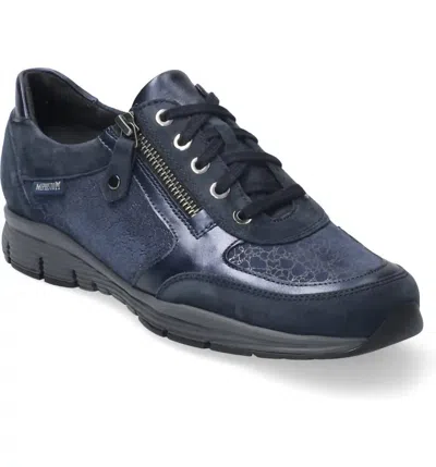 Shop Mephisto Ylona Sneaker In Navy In Blue