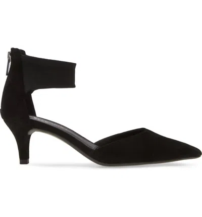 Shop Pelle Moda Elegant Ankle-wrap Heels In Black