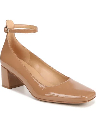 Shop Naturalizer Karina Ankle Womens Leather Ankle Strap Pumps In Beige
