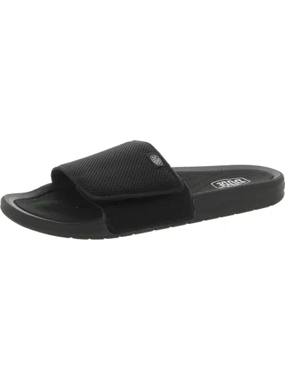 Shop Hey Dude Phoenix Womens Open Toe Knit Slide Sandals In Black