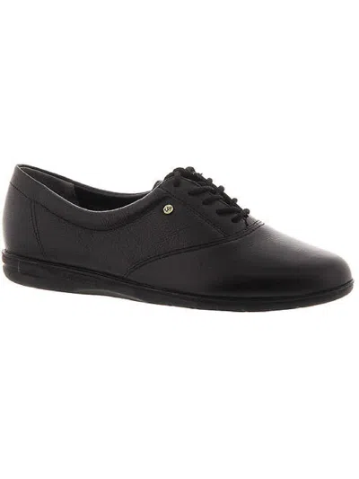 Shop Easy Spirit Motion Womens Leather Casual Shoes In Black