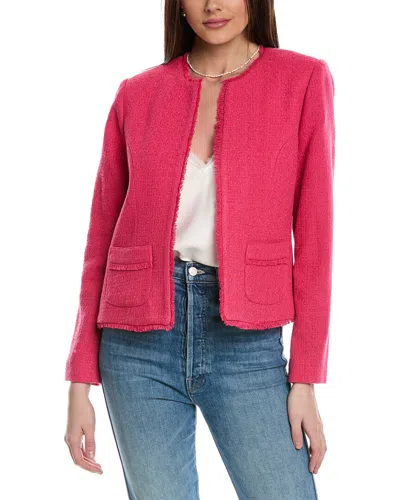 Shop Nanette Lepore Boucle Blazer In Pink