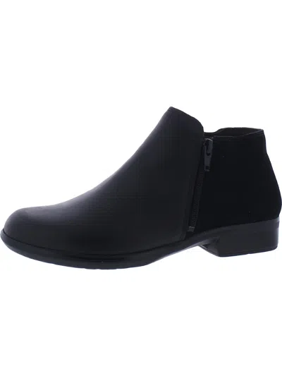 Shop Naot Helm Womens Leather Round Toe Ankle Boots In Black