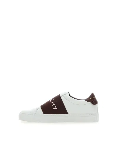 Shop Givenchy Sneakers In Aubergine
