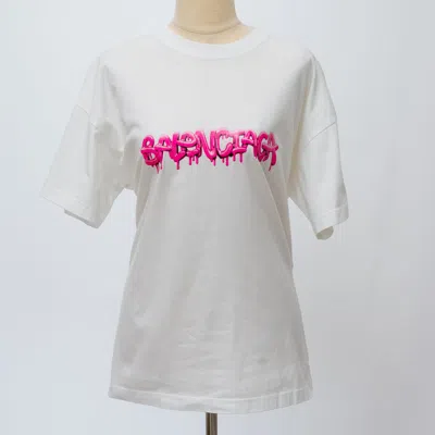 Pre-owned Balenciaga Slime Logo Medium Fit Unisex T-shirt