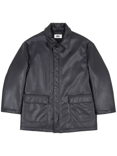 Shop Mm6 Maison Margiela Sportsjacket Clothing In Black