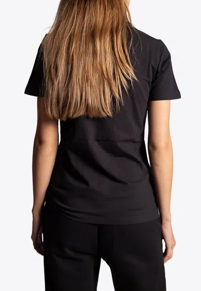 Shop Adidas Originals Adicolor Trefoil Logo T-shirt In Black