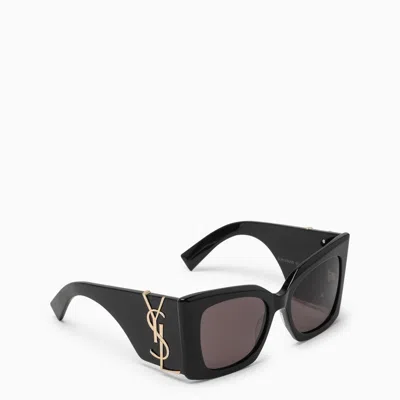Saint Laurent Sl M119 Blaze Rectangular Sunglasses In Black