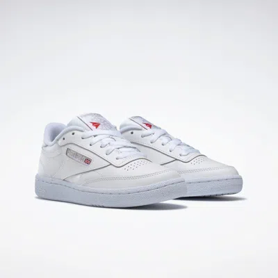 Shop Reebok Club C 85 Bs7685 Women's White/gray/gum Leather Sneaker Shoes Fnk474