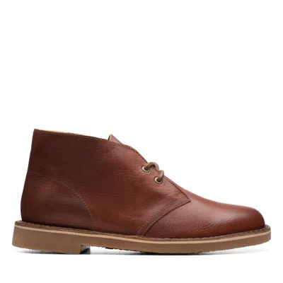 Shop Clarks Bushacre 3 261-74148 Men's Brown Tumbled Leather Chukka Boots Clk46