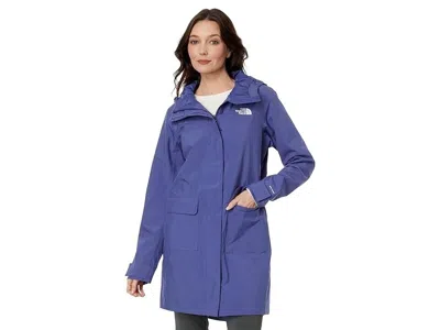 Shop The North Face City Breeze Rain Parka Ii Nf0a52yli0d Women Blue Jacket Xs Dtf820