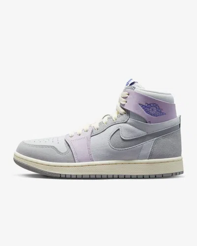 Shop Jordan Air  1 Zoom Cmft 2 Dv1305-005 Women Barely Grape/smoke Grey Sneaker Shoes In Purple