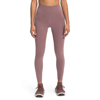 Shop The North Face Women Pink Motivation High Rise 7/8 Pocket Tights Size Xs Onf943