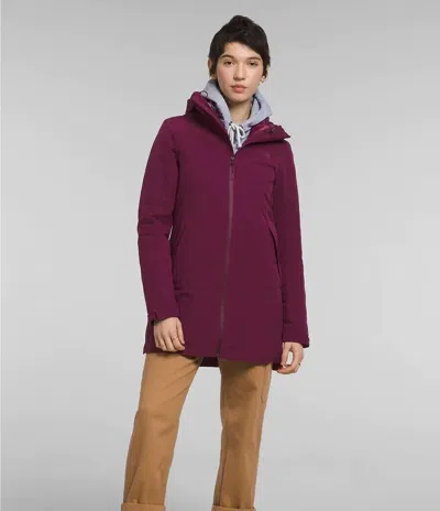 Shop The North Face Nf0a5gbn Women's Thermoball Eco Triclimate Parka Size 2xl Sgn612 In Purple