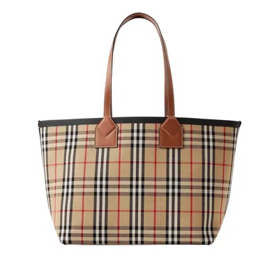 Shop Burberry Bags In Brown/neutrals