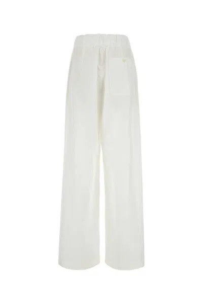 Shop Dries Van Noten Pants In White