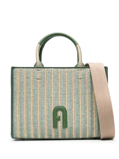 Shop Furla Opportunity S Tote Bags In Green