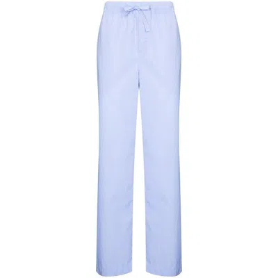 Shop Tekla Pants In Blue