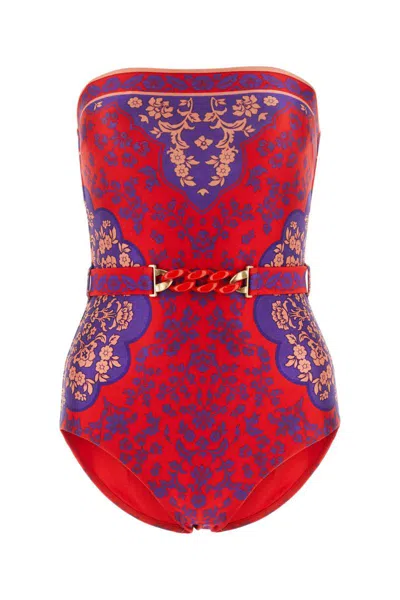 Shop Zimmermann Swimsuits In Printed