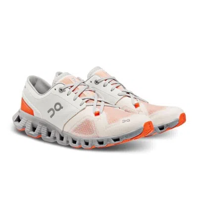 Shop On Running Cloud X 3 60.98252 Women's Ivory Alloy Sneaker Shoes Size Us 8 Nr6601 In White