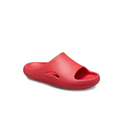 Shop Crocs Mellow Recovery 208392-6wc Mens Varsity Red Slide Sandals Size Us 6 Cro246