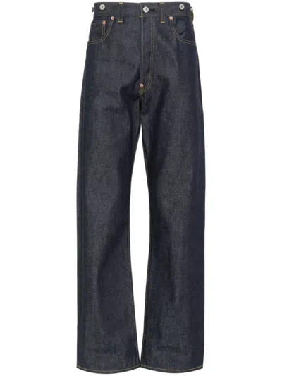 Shop Levi's Denim Cotton Jeans In Blue
